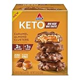 Keto Caramel Almond Clusters, Gluten Free, 1g Of Sugar - Delight In The Satisfying Flavors Of Great Foods Made Ingredients, Pack of 2 x 8 Count