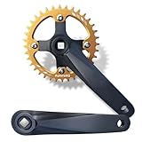 FKXSXAZ Juego de bielas para Bicicleta de montaña MTB de 152/165/170 mm, bicic