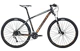 Mountainbikes DEED Flame 295 29 Zoll 50 cm Herren 24G Hydraulisch Scheibenbremse Schwarz/Orange