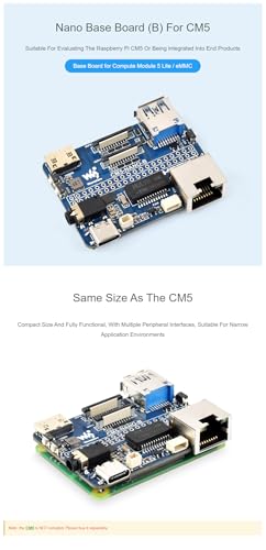 Base Board CM5 Nano (B) multi-interface pour résoudre le manque d'espace