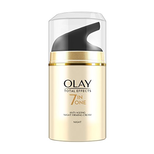 Image of Olay Day Cream Total Effects 7 in 1, Anti-Ageing Gentle Moisturiser, 50g And Olay Night Cream Total Effects 7 in 1, Anti-Ageing Moisturiser, 50g
