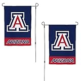 Desert Cactus University of Arizona UA Garden Flag – 19 x 12 Inch Arizona Wildcats Banner, for Outdoor Display and Events (Design A)