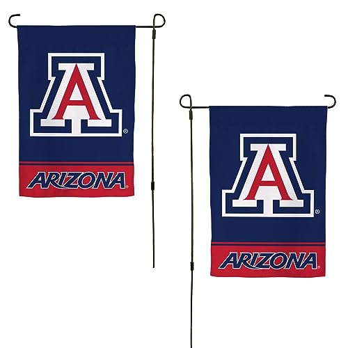 Desert Cactus University of Arizona UA Garden Flag – 19 x 12 inch Arizona Wildcats Banner, For Outdoor Display and Events (Design A)