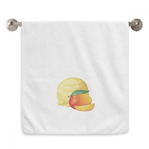Serviettes moelleuses au motif ice cream et feuilles d'apple absorption rapide - 2