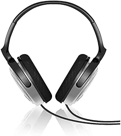 Philips SHP2500/10 słuchawki Hi-Fi, słuchawki TV z długim kablem (doskonały dźwięk, izolacja dźwięku, idealne dopasowanie, regulacja głośności w przewodach, bardzo długi kabel 6 m)