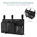 Bseash Bunk Bed Organizer, Bedside Caddy Hanging Bed Organizer Storage Bag 8 Pockets, for College Dorm Rooms Bed, Hospital Bed, Baby Bed Rails, 600D Oxford Cloth