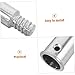 NOLITOY 2pcs Metal Threaded Adapter Tips for Mop and Broom Handles Cleaning Tool Extensions Compatible Threaded Connections Easy to Install and Secure for Various Cleaning Tasks