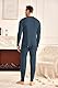 Hotouch Schlafoverall Herren Jumpsuit Einteiler Onesie Baumwolle Overall Thermo Unterwäsche Pyjamas für Winter