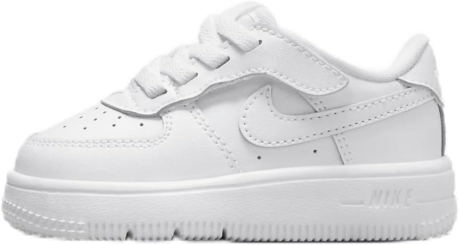 Nike Force 1 Low EasyOn Baby/Toddler Shoes (FN0236-111, White/White/White) Size 6
