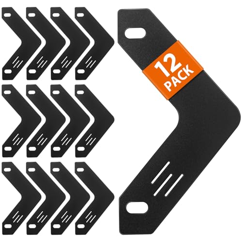 Tutata Triangle Page Lifter for 3 Ring Binder, Lift Sheets Over Rings, Protect from Curling - Black, 12 Pack