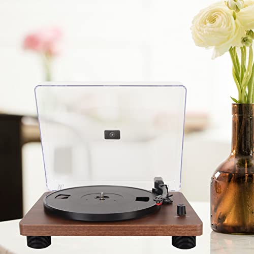 Lecteur de Vinyle, Platine Vinyle sans Fil Vintage avec Haut-parleurs Intégrés, 3 Vitesses, Valise Bluetooth, Tourne-Disque Phonographe Vintage avec Cache Anti-poussière (Prise UE) - Les Beatles, Paul McCartney, John Lennon, RIngo Starr, George Harrison Lecteur de Vinyle, Platine Vinyle sans Fil Vintage avec Haut-parleurs Intégrés, 3 Vitesses, Valise Bluetooth, Tourne-Disque Phonographe Vintage avec Cache Anti-poussière (Prise UE) – Image 4
