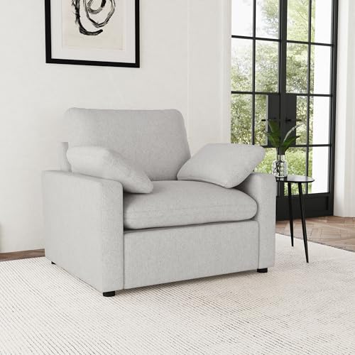 Sillón Power Recliner Gris con Detalles Acolchados miniatura 2