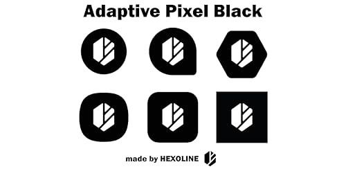 Adaptive Pixel Black - Icon Pack