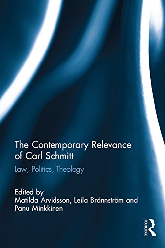 The Contemporary Relevance of Carl Schmitt: Law, Politics, Theology