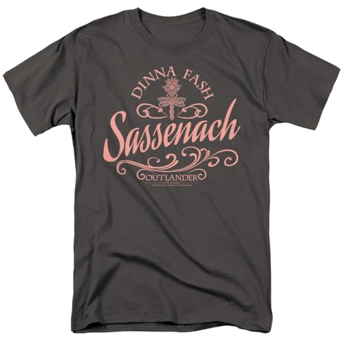 Popfunk Outlander Sassenach T Shirt (X-Large) Charcoal [Apparel]