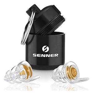 Senner WorkPro Gehoorbescherming oordopjes om te werken, ideaal als werkbescherming, bijzonder sterk en comfortabel, tegen lawaai op de werkplek, op bouwplaatsen en op machines, herbruikbaar