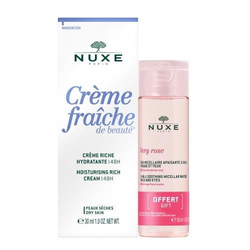 Nuxe Creme Fraiche Crema Rica 30 Ml + Very Rose Micelar 50 Ml Regalo