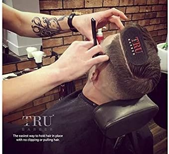 TRU BARBER Hair Grippers for Men and Women - Salon and Barber, Hair Clips for Styling, Sectioning, Cutting and Coloring, Nonslip Grips Barber shop hair clip barbershop pack 6 units