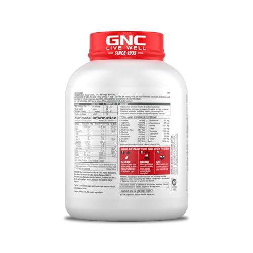 Image of GNC Pro Performance 100% Whey Protein Powder | Boosts Strength & Endurance | Builds Lean Muscles | Fastens Muscle Recovery | Formulated In USA | 24g Protein | 5.5g BCAA | Chocolate Fudge | 5 lbs