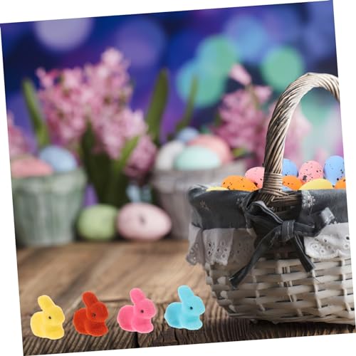 SEWACC 28 Unidades Coelhinho De De Páscoa Enfeite De Ovos Recheio De Bolsa De Festa Enfeite De Coelh