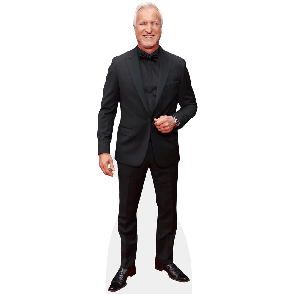 Celebrity Cutouts Life Size Cutout David Ginola (Black Suit)
