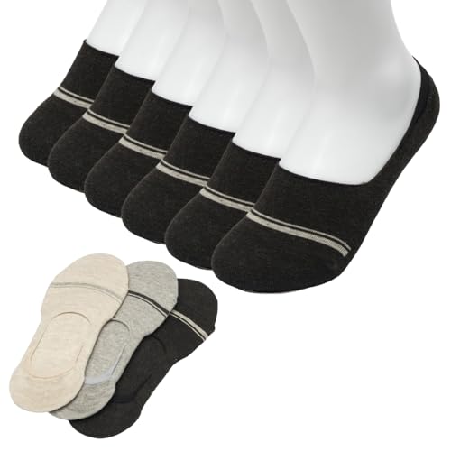 12-Pair Copper Fiber No Show Socks - Low Cut, Non-Slip, Foot Odor-Preventing, Anti-Static, Made in Korea