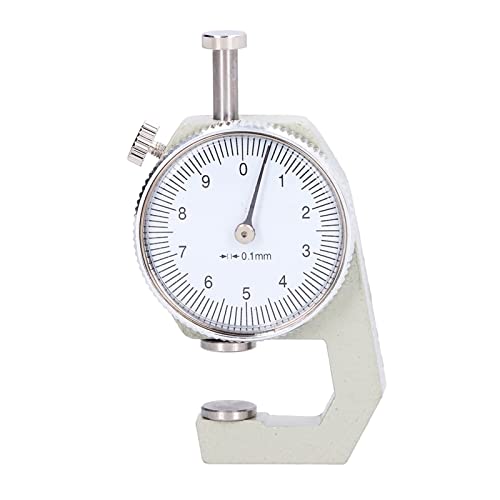 Calibrador de Dial de Grosor 0-10mm, Herramienta de Medición Redonda de Metal y Plástico para Joyería, Cuero y Tableros miniatura 6