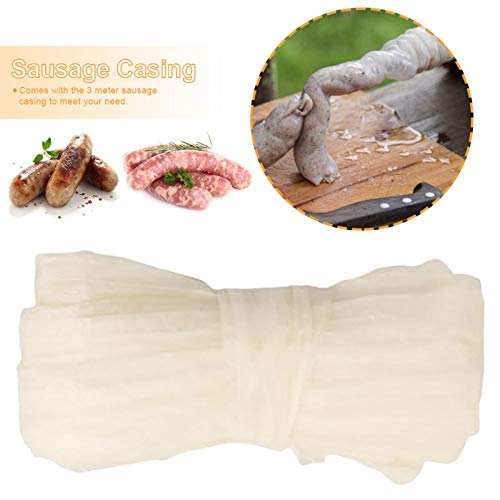 sympuk Collageenhoes worsthoes 32 MMX3M veilig eetbaar varken droge darmmantel vleesverwerkingsgereedschap voor braadworst gedroogde worst Hot Dog - Image 3