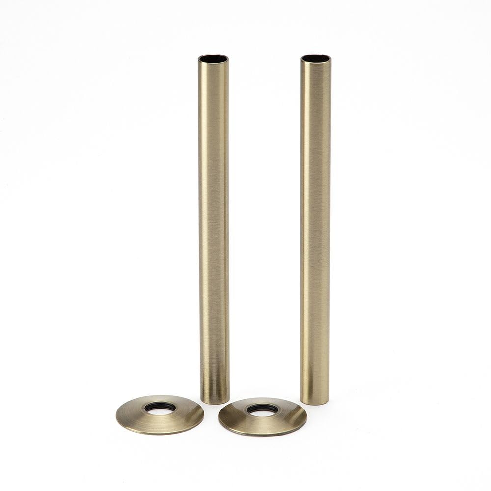 Milano Gold Brushed 15Mm Heated Towel Rail Radiator Pipe Connector Kit