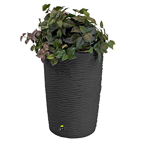 Good Ideas Impressions Eco Palm 50 Gallon Rain Saver - 100% Recycled Material