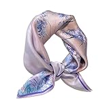 POLYVALENCE ET CRÉATIVITÉ SANS LIMITE: Ce petit carré de soie est l'accessoire de mode par excellence. Portez-le en tour de cou, en bandeau pour les cheveux, noué à votre poignet, ou comme un ornement chic pour votre sac à main. Laissez libre cours à votre imagination pour créer des looks uniques.