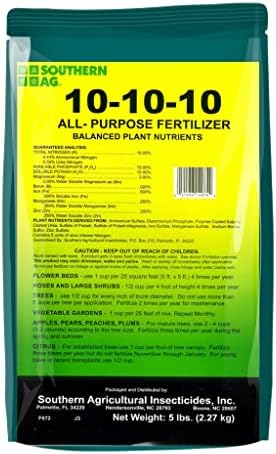 Southern Ag All Purpose Granular Fertilizer 10-10-10, 5 LB Size: 5 LB