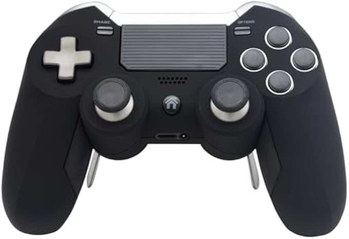 Mayfan Elite Wireless Controller Compatible for PS4,Dual Vibration Modded Game Controller with Back Paddles,Speaker and 3.5mm Audio Jack（TTRS