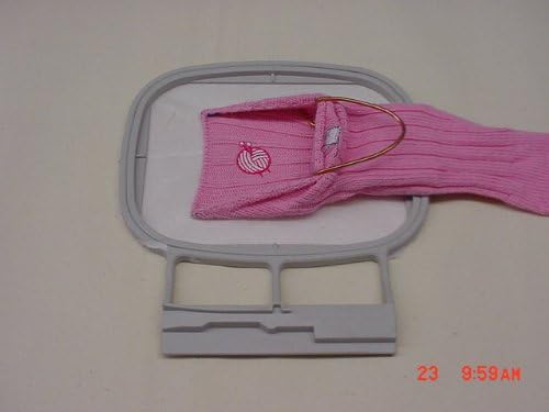 2 Sock Easy Embroidery Machine Hooping Aid / Hoops Set of 2 = Adults and Kids
