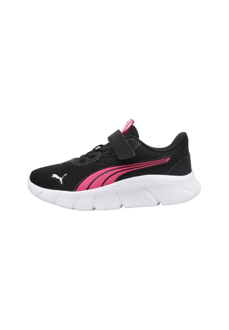 PUMA FLEXFOCUS Modern AC+ PS Sneaker, Black Pink White, 13 UK Child