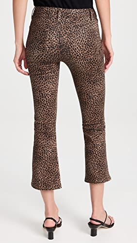 FRAME Womens Le Crop Mini Mid-Rise Coated Bootcut Jeans3