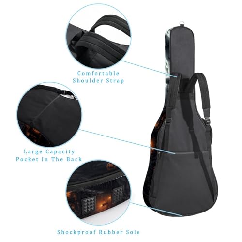 Housse de guitare basse à double bandoulière idéal trajets et concerts - 3