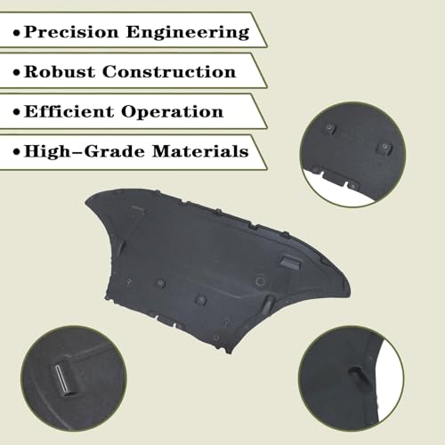 Image of Priprilod Engine Splash Shield Guard Compatible With Audi Q7 4M S-Line 2015-2019#4M0825235F