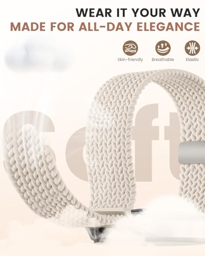 Correa elástica de nailon trenzado 18mm para reloj miniatura 3