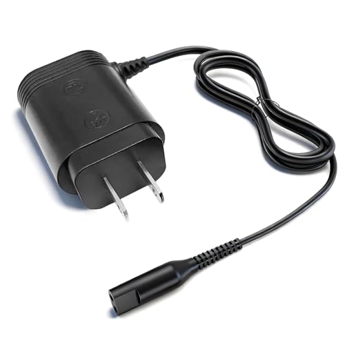 12V Charger Fit for Braun Shaver Series 9 pro 7 5 3 1 310s 3040s 9577cc 9517s 7085cc Charging Cord Replacement for Braun S3 S5 S7 S9 Electric Razor Shaver Trimmer Power Adapter Charging Cable Cord