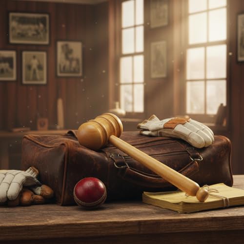 Image of Wooden Cricket Bat Mallet Hammer | Double-Sided Wooden Knocking Mallet for Bat Pressing & Conditioning | Heavy Duty Hammer Tool for Knocking New Bats, Improving Stroke, Shape & Durability
