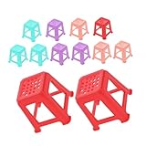 Housoutil 12 Stück Lackdreieck steht für Stand klein Staffeleien Kunst Miniatur Mini-Halter zum Malen Leinwandständer zum Malen stehen Zubehör zum Gießen von Farbe Pinsel Plastik