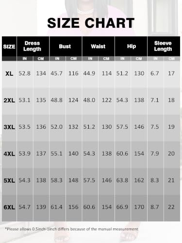 Image of PinkPatty Women's Plus Size Short Sleeve Maxi Dress Casual Loose V Neck Long Dress with Pockets