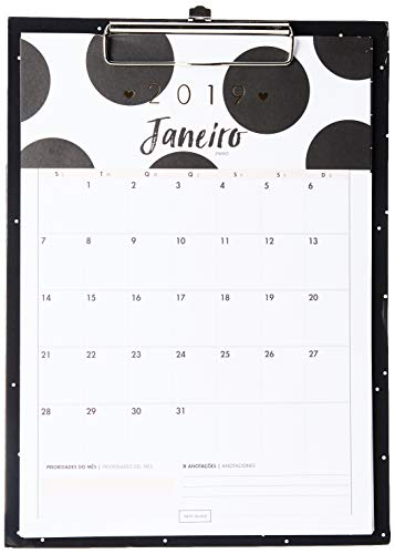 Calendário Planner Prancheta West Village 2020 West Village, Multicolorido