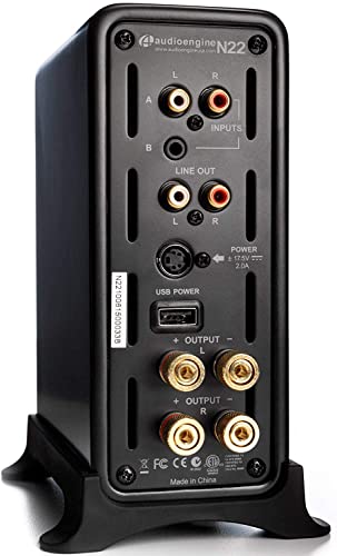 Audioengine N22 Mini Desktop Audio Amplifier - Analog Class Ab Stereo Power Amp For Home Loudspeakers #TOP1