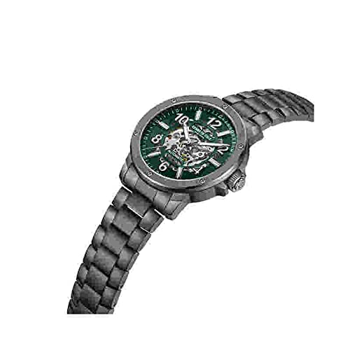 Image of Kenneth Cole Automatic Green Dial Grey Stainless Steel Strap Watch for Men - KCWGY0064001MN
