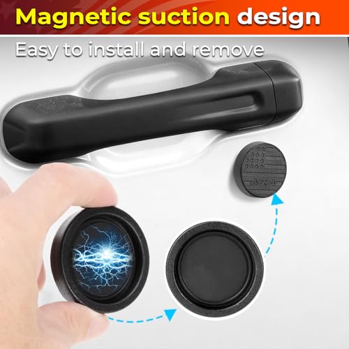 Image of CALBEAU Keyhole Covers Compatible with 2018-2026 Jeep Wrangler JL and Gladiator JT Front Door, Strong Magnet Keyhole Decor Accessories for Door Lock Protection (Flag 3PCS 2007-2018)