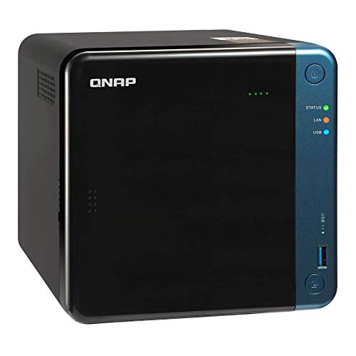 QNAP Turbo NAS TS-453Be NAS Storage System Including Intel J3455 Quad Core CPU, 8GB DDR3L RAM, 16TB HDD Storage, RAID, Intel HD Graphics by QNAP - Used condition - US$1193.49