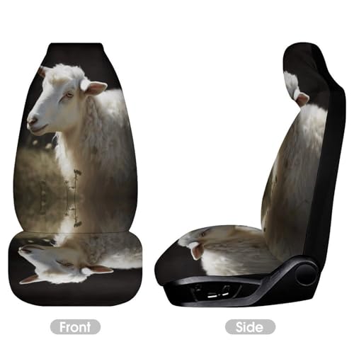 Housse universelle pour siège auto à motif mouton pour protéger et rénover l'intérieur