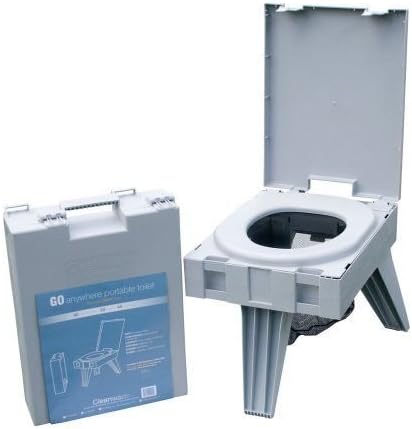 GO anywhere Toilet Pett Camping Emergency Portable Folding Odor Free Cleanwaste